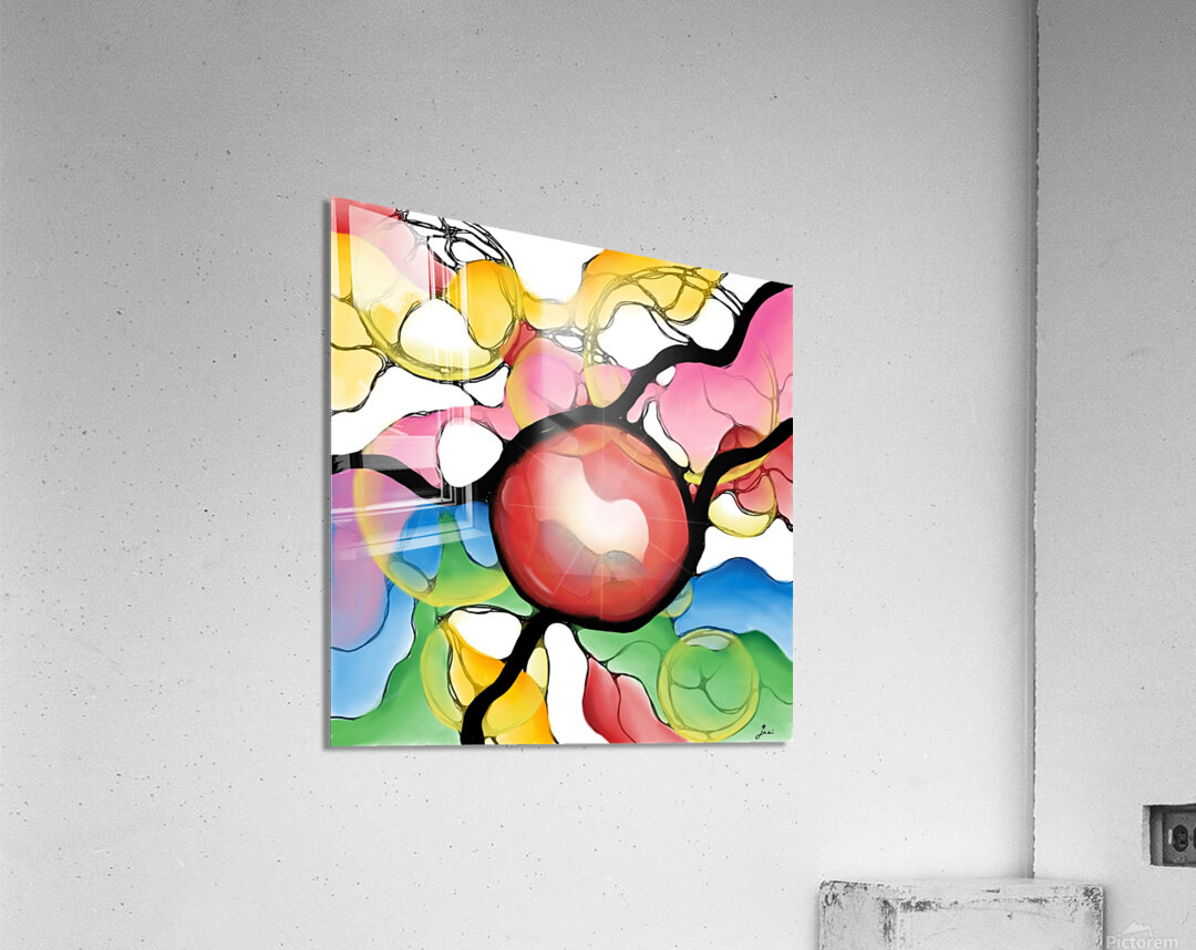 The Clown Acrylic Print