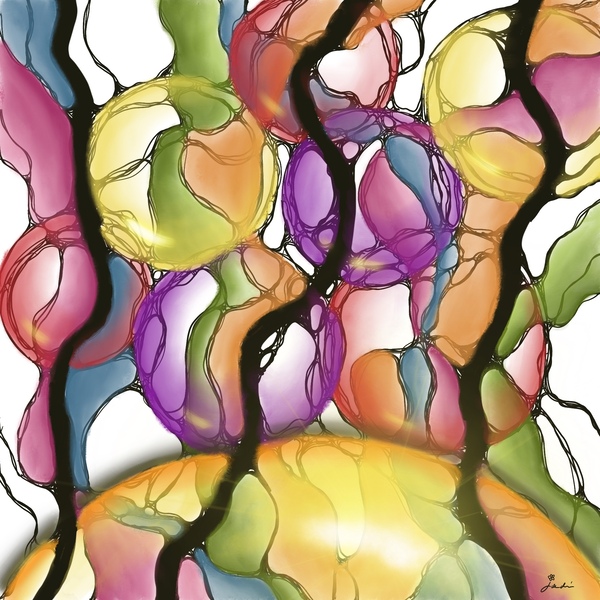 Grannys Garden Print