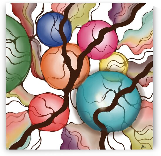 8 Ball in the Corner Pocket by Julia Duran