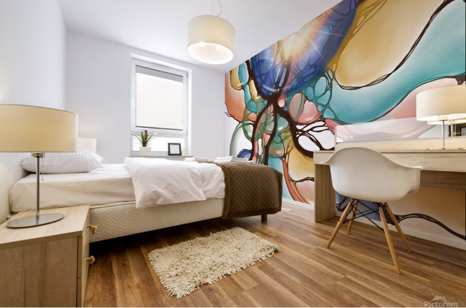 Behind Glass Mural print