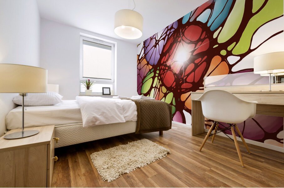 Releasing the Self Mural print