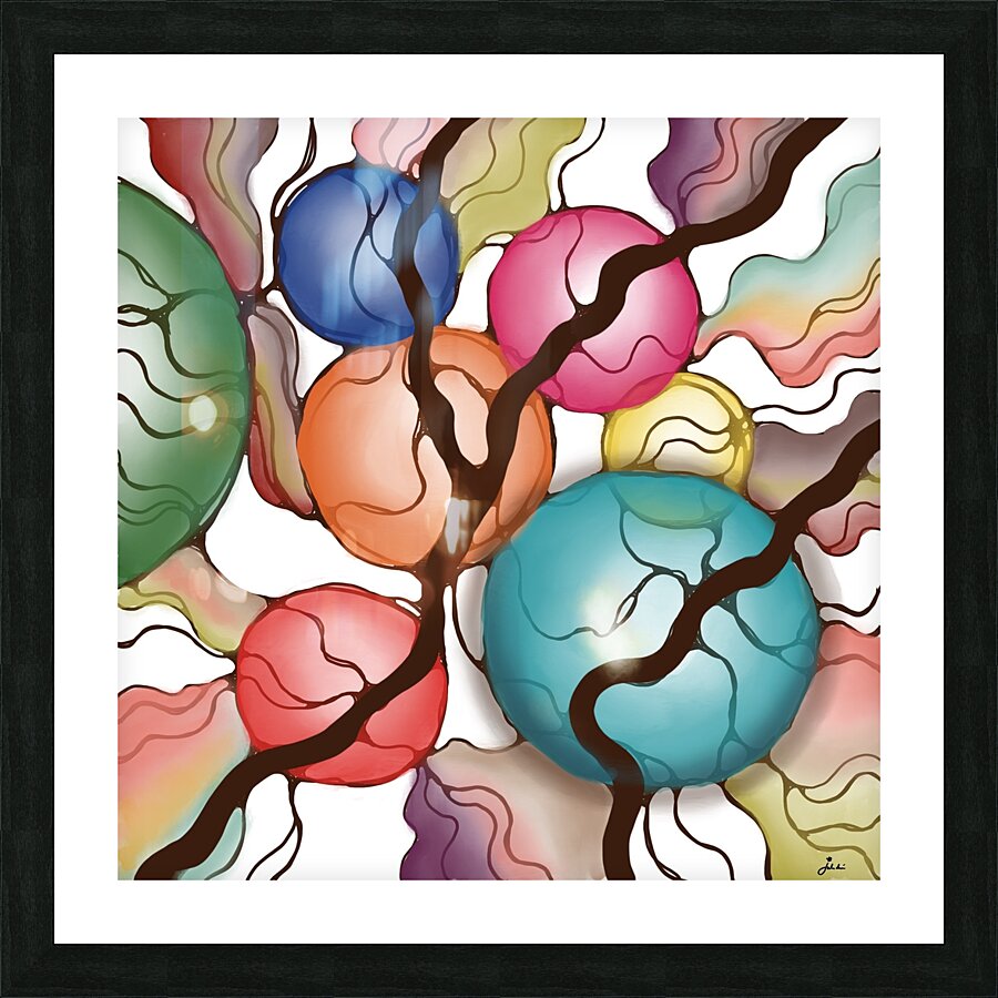 8 Ball in the Corner Pocket Picture Frame print