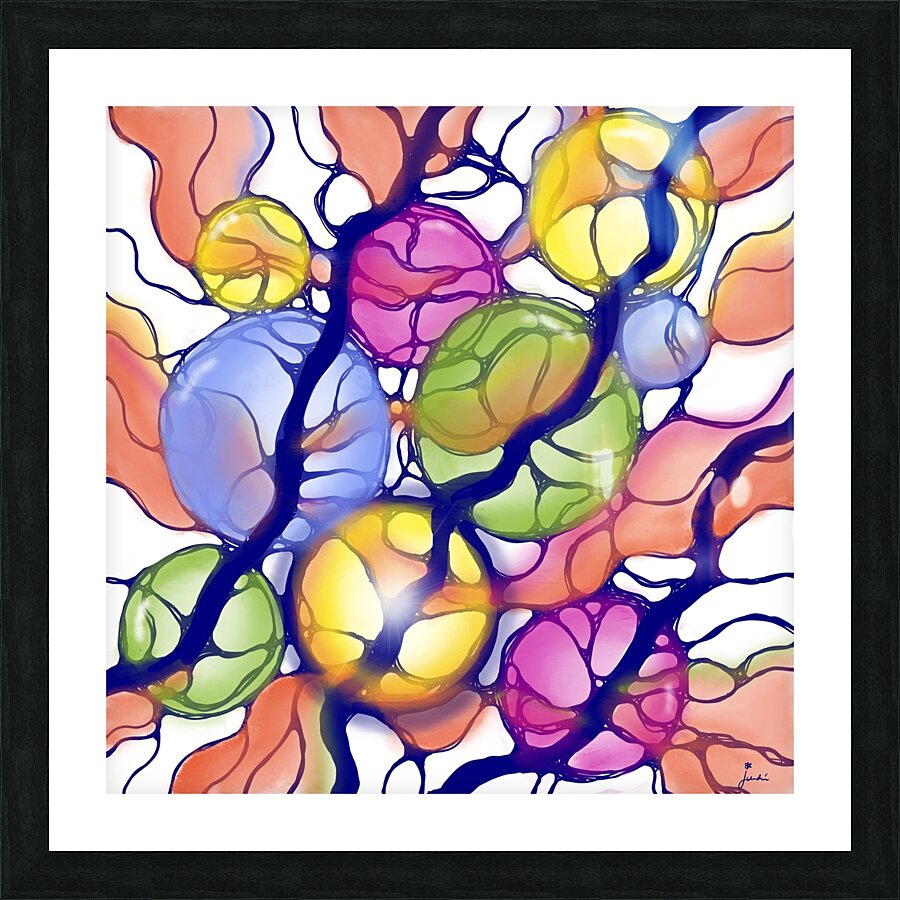 Carnival Ride Picture Frame print