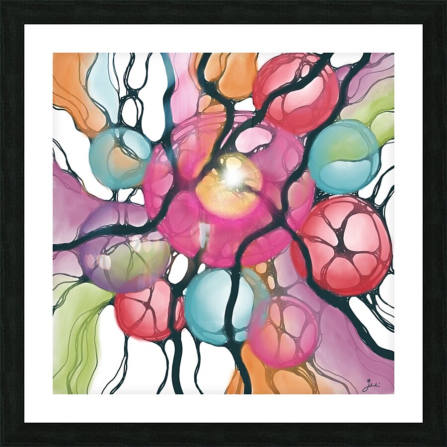 Iris Picture Frame print