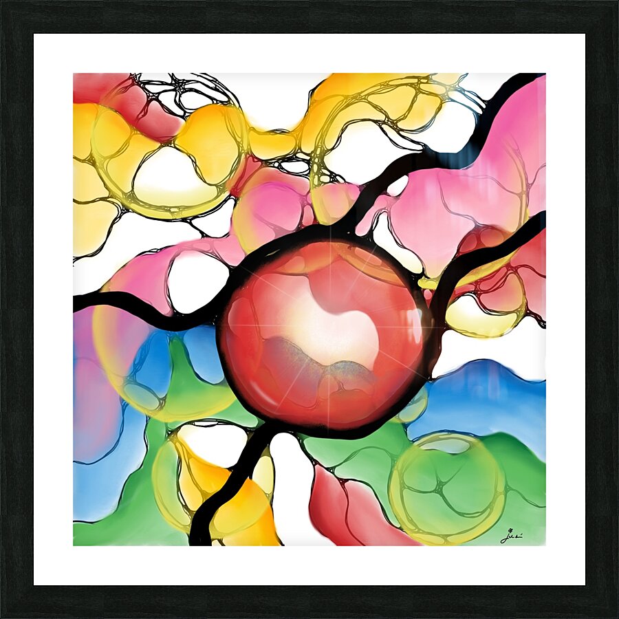 The Clown Picture Frame print