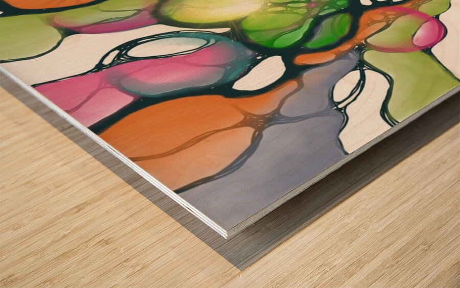 Love & Madness Wood print