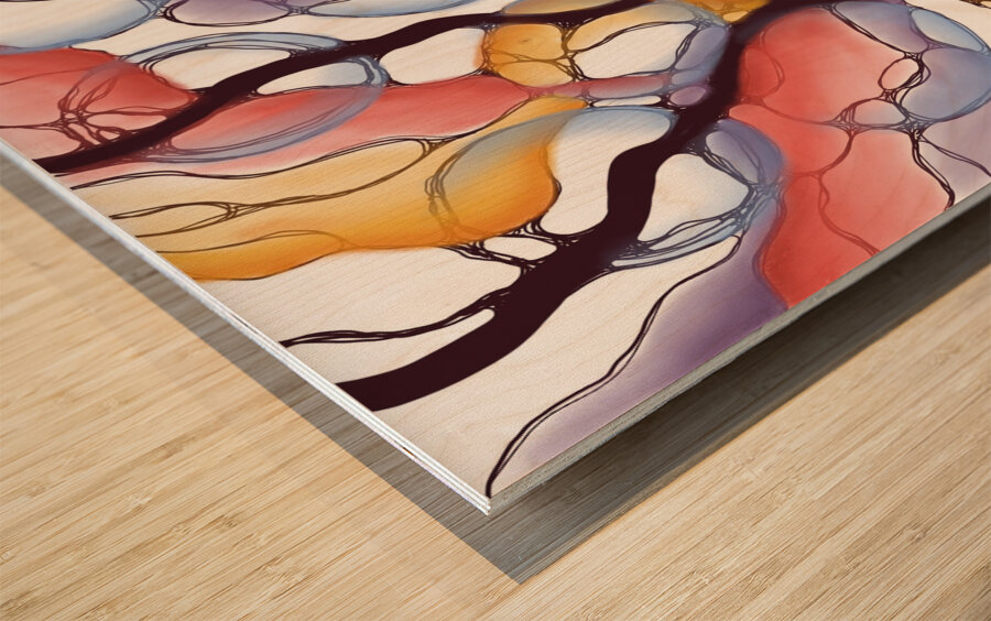 Change with a Twist Wood print