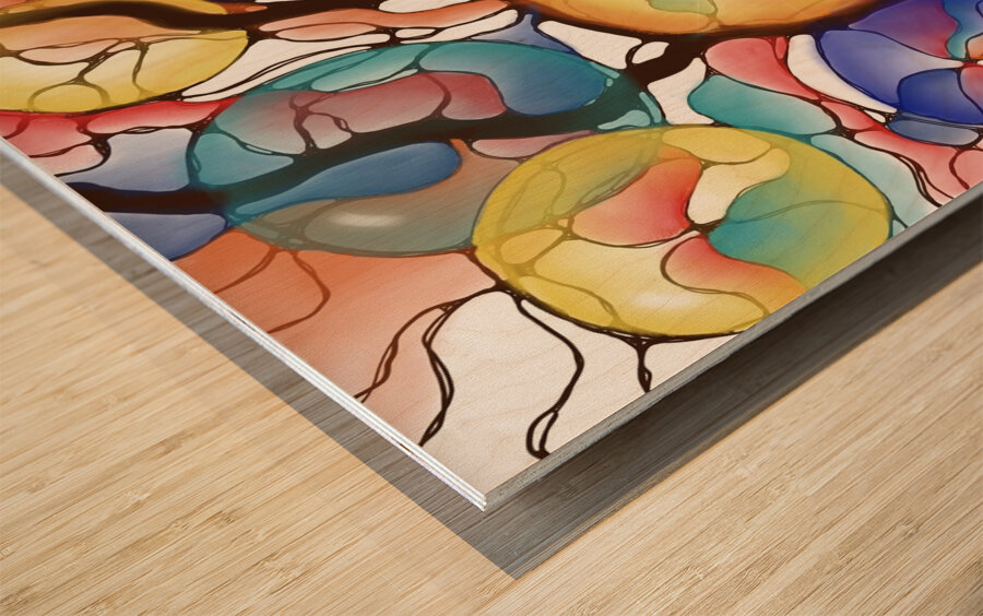 Imaginarium Wood print