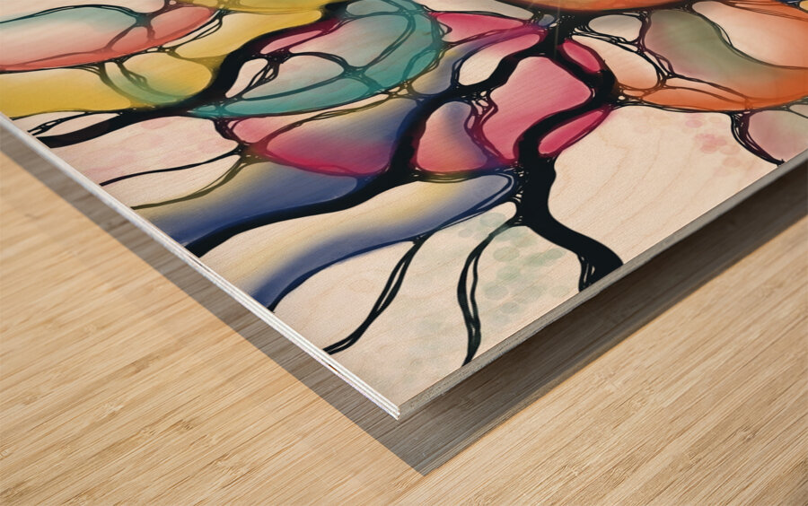 Ramble On Wood print