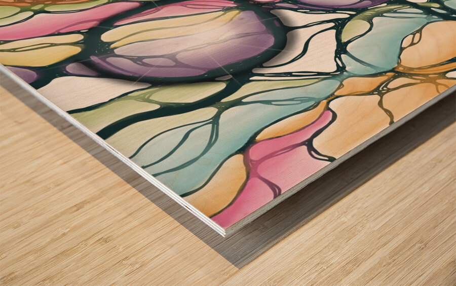 Saltwater Taffy Wood print