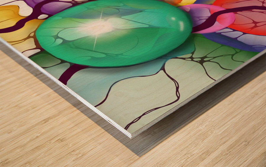 Marvelicious Wood print