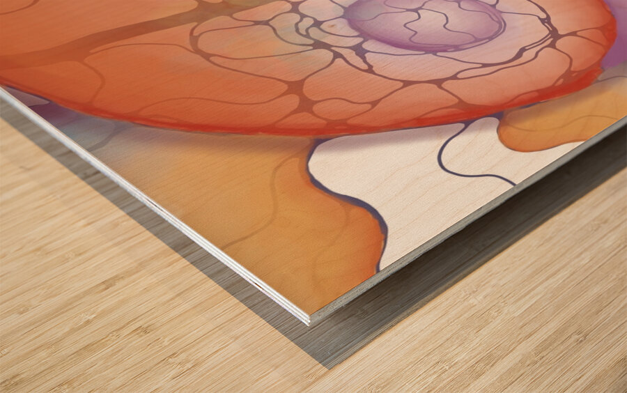 Into the Yin of Things Wood print