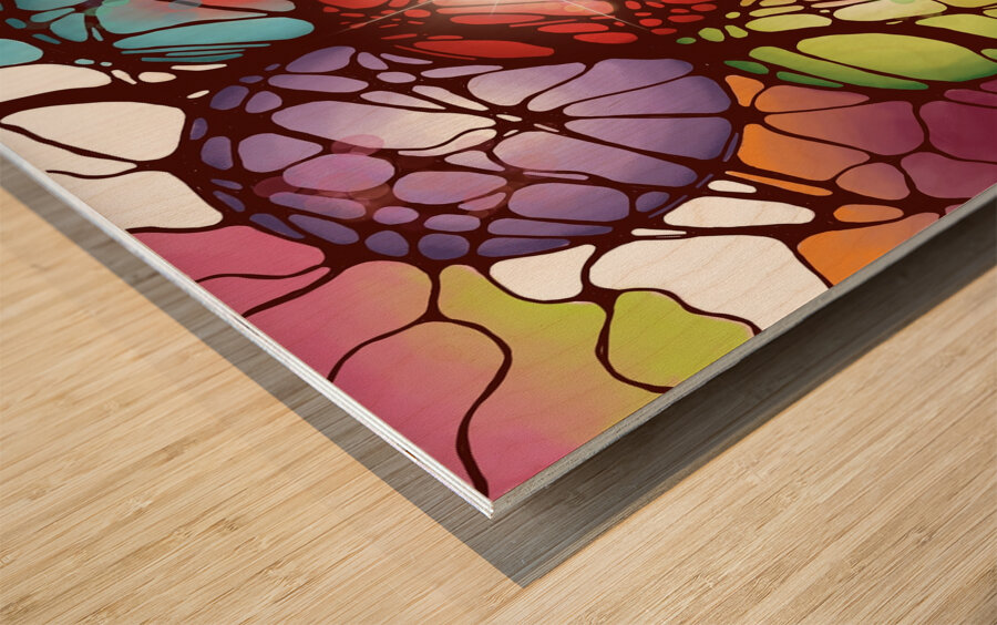 Releasing the Self Wood print